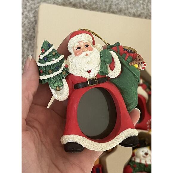 Vintage 1995 Christmas Ornament Frames (Set of 4) Easel Back Holiday Set NEW - Picture 5 of 6
